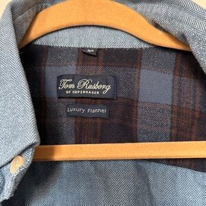 Flannel Blue and Brown Men's Shirt